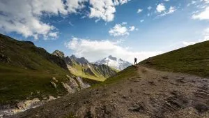 Grand Col Ferretin kaltaisten vuoristosolmujen ylittäminen